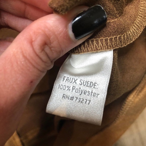 Womens LC Lauren Conrad Textured Mini Skirt SZ 2 Brown - Picture 4 of 5